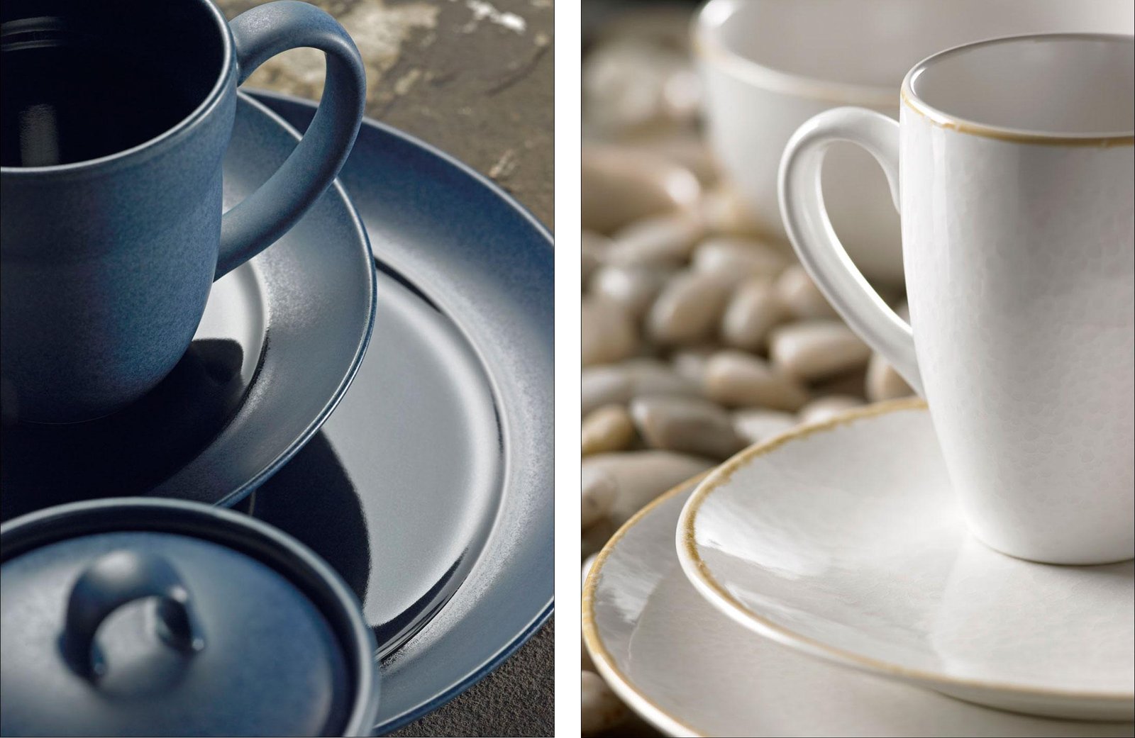 product lifestyle photography of close up coffee mug sets