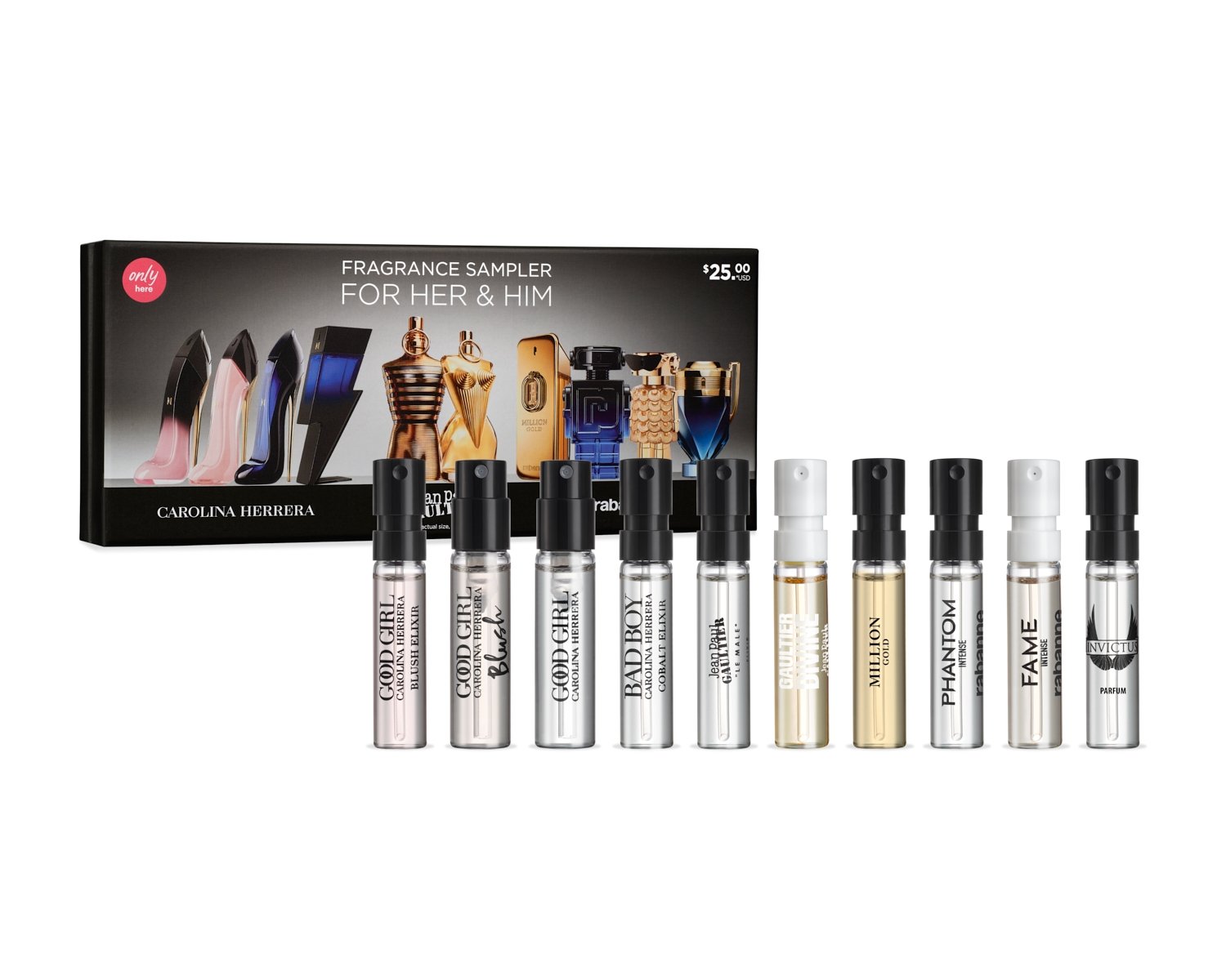 product photography on white surface of lipstick cosmetics and box